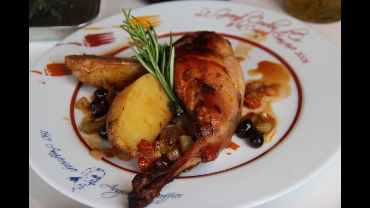lapin roti au four nicoise