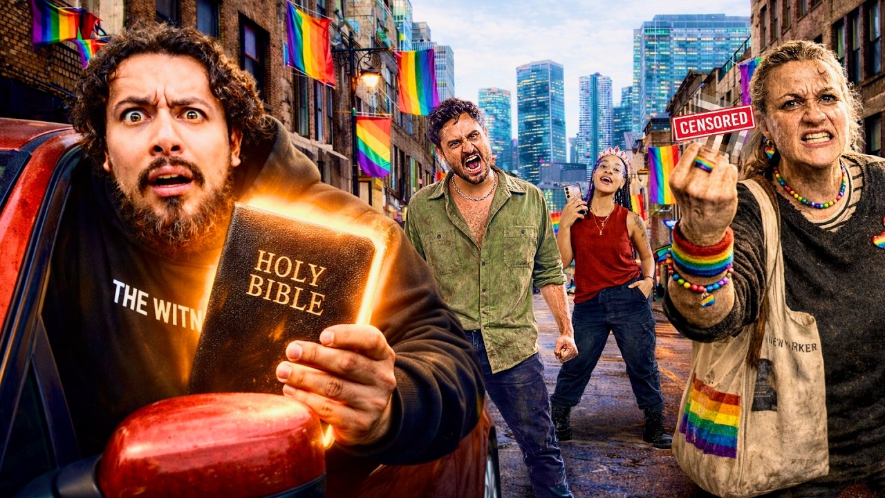 🏳️‍🌈Preaching The Gospel In The Most Wild City!  (LGBTQ GOES WILD) 😨