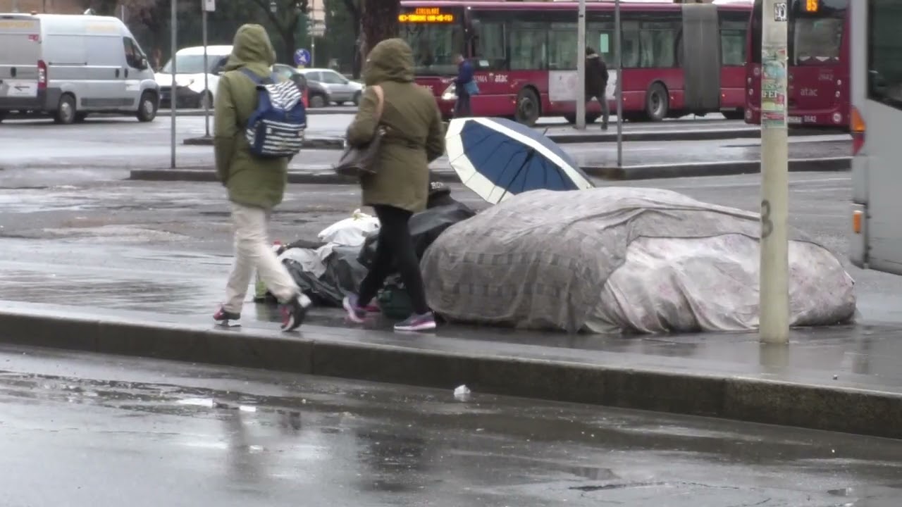 Degrado urbano alla stazione Termini