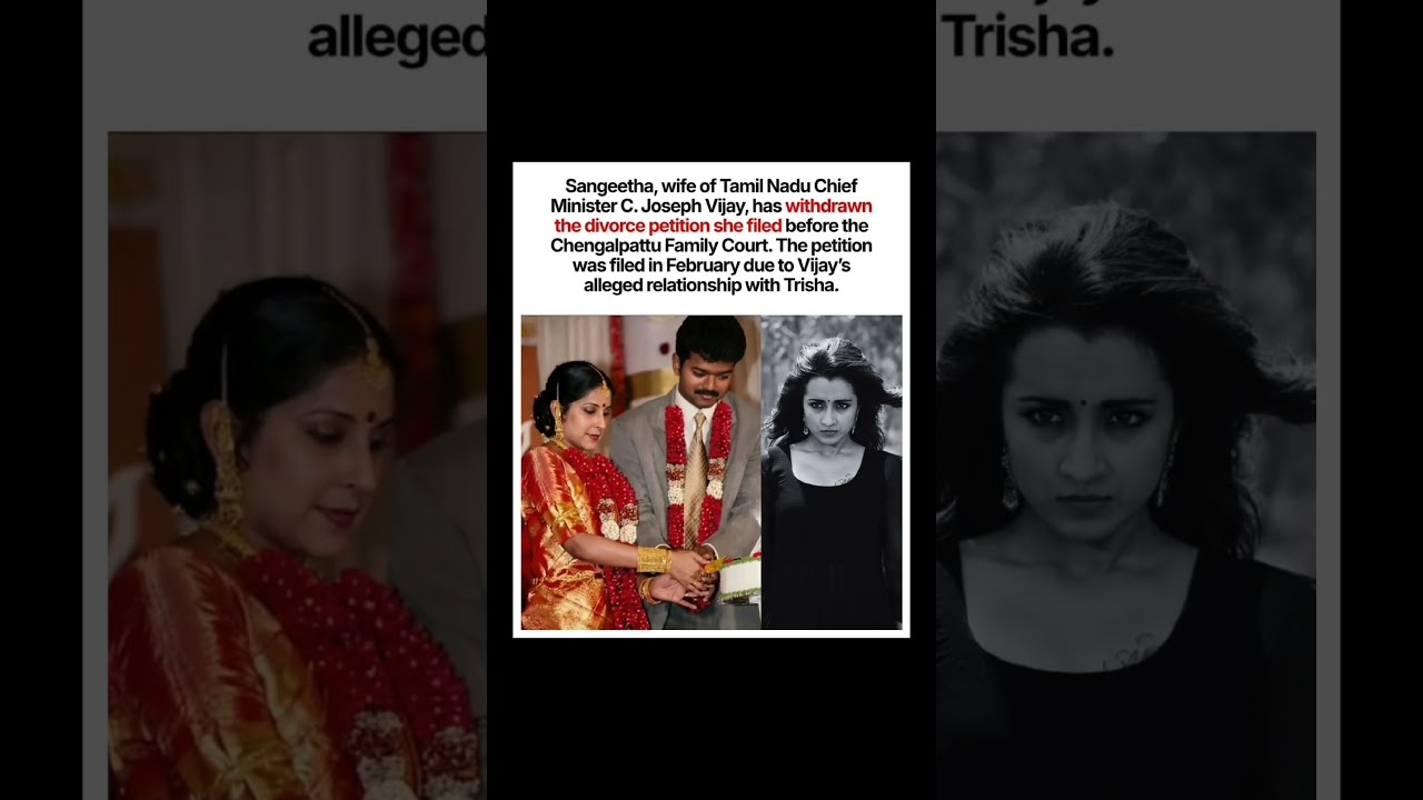 Vijay Divorce Petition Withdrawn? Viral Claim Sparks Massive Discussion