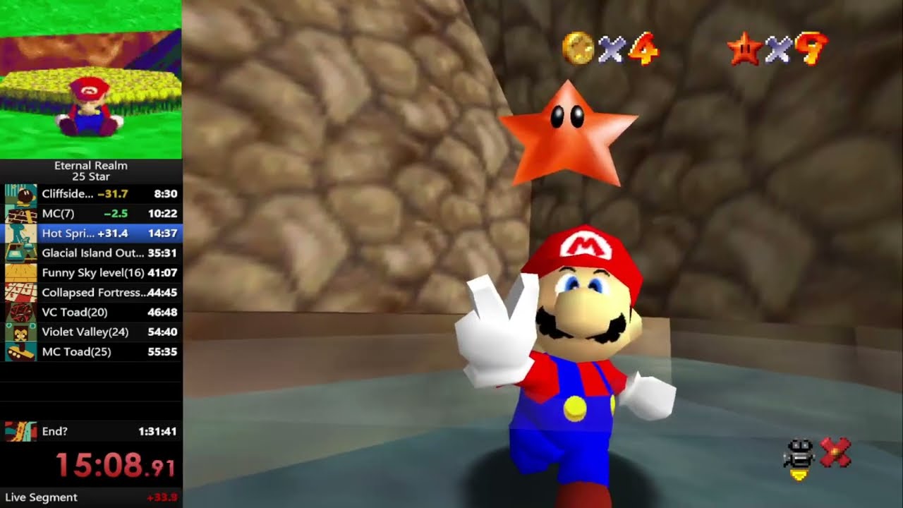 Eternal Realm - 25 Star Speedrun in 59:47