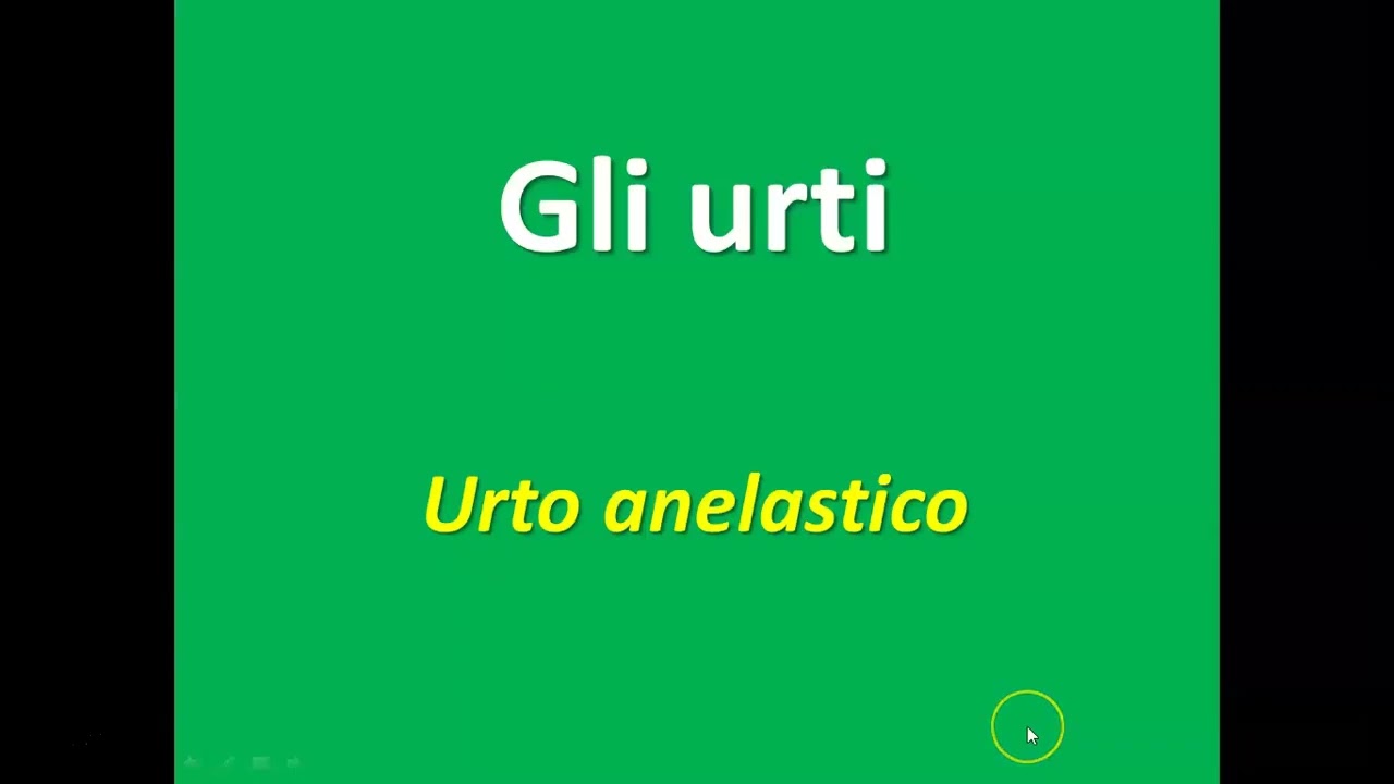 Urto in un unica direzione