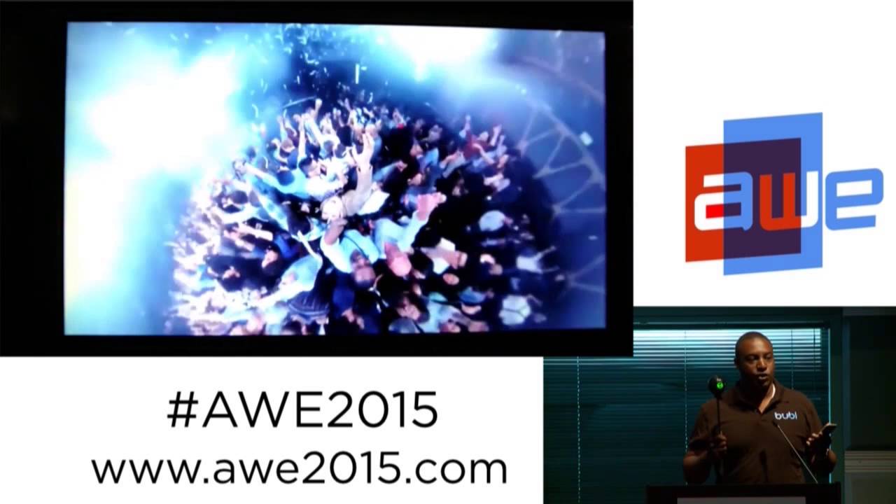 Sean Ramsay (CEO, Bubl Technology) - Introducing the BublCam 360 camera at AWE 2015