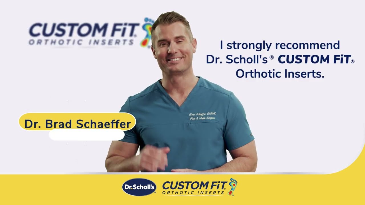 Dr. Scholl's&reg; | Relieve Pain with Custom Fit&reg; Orthotic Inserts