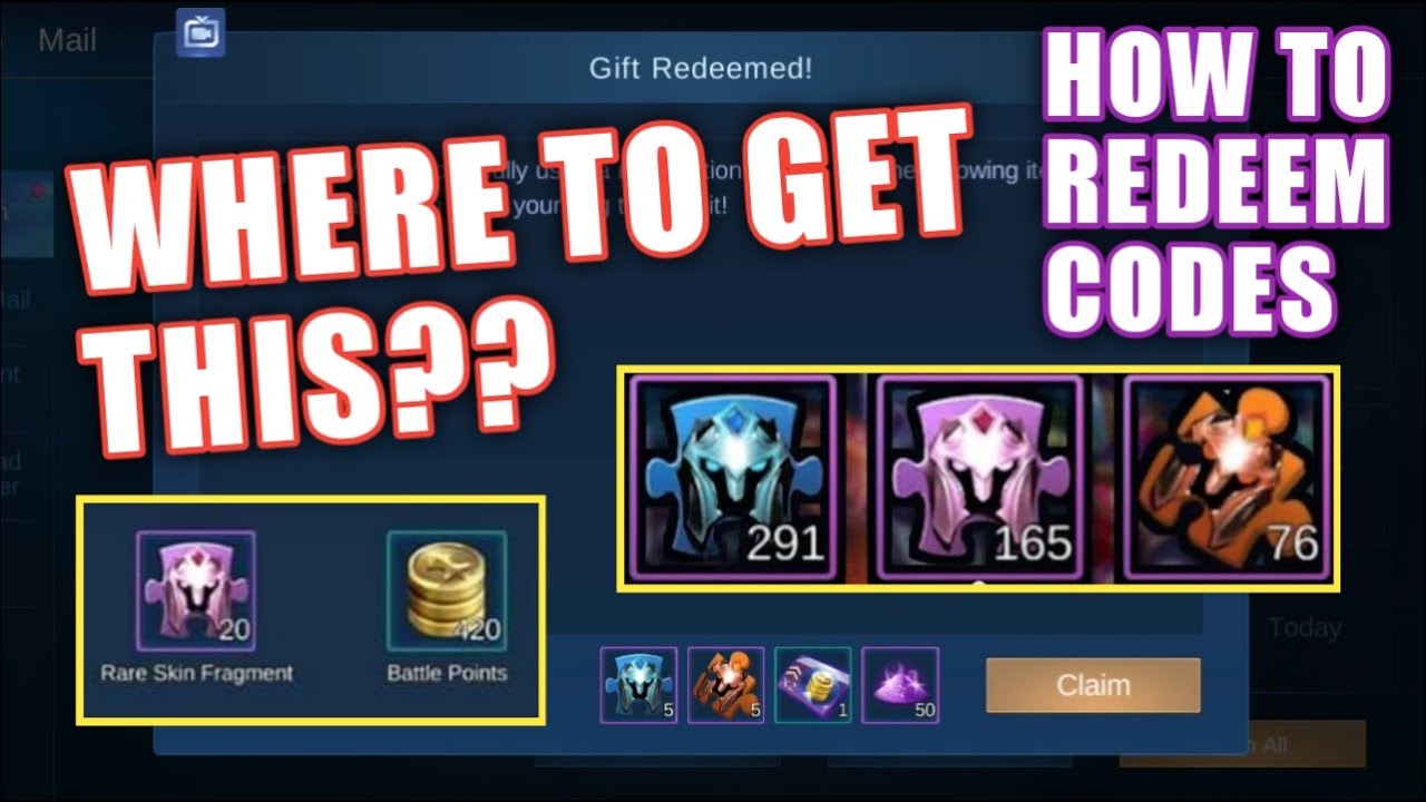 How To Get More Redemption Codes - How To Redeem Codes || Mobile Legends