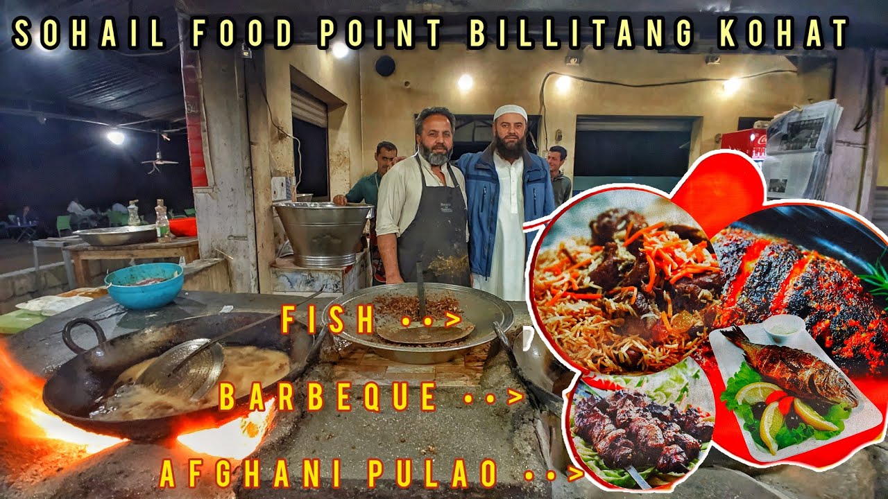 Tasty Grilled Fish/ Afghani Pulao and Barbeque |SOHAIL FOOD POINT BILLITANG KOHAT | #food #foodie