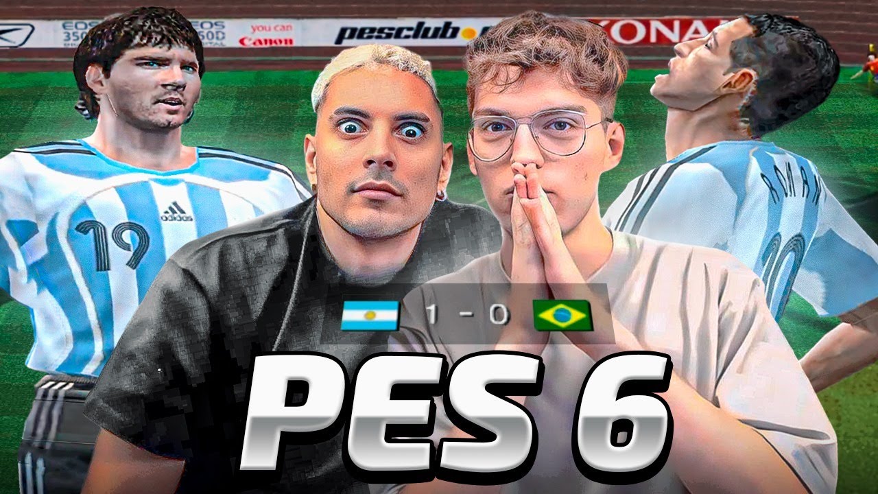 DAVOO XENEIZE Y COSCU INTENTAN SALIR CAMPEON DEL MUNDO CON ARGENTINA EN EL PES 6