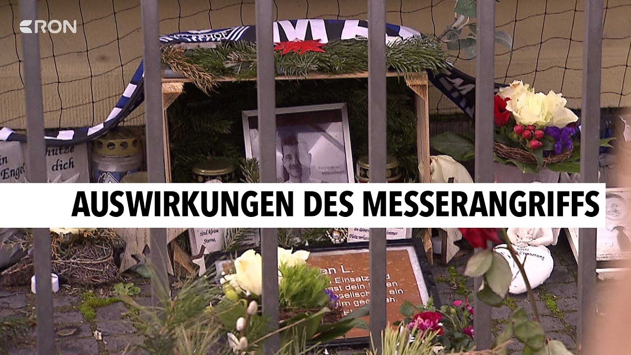 Menschen in Mannheim halten für Rouven Laur inne | RON TV