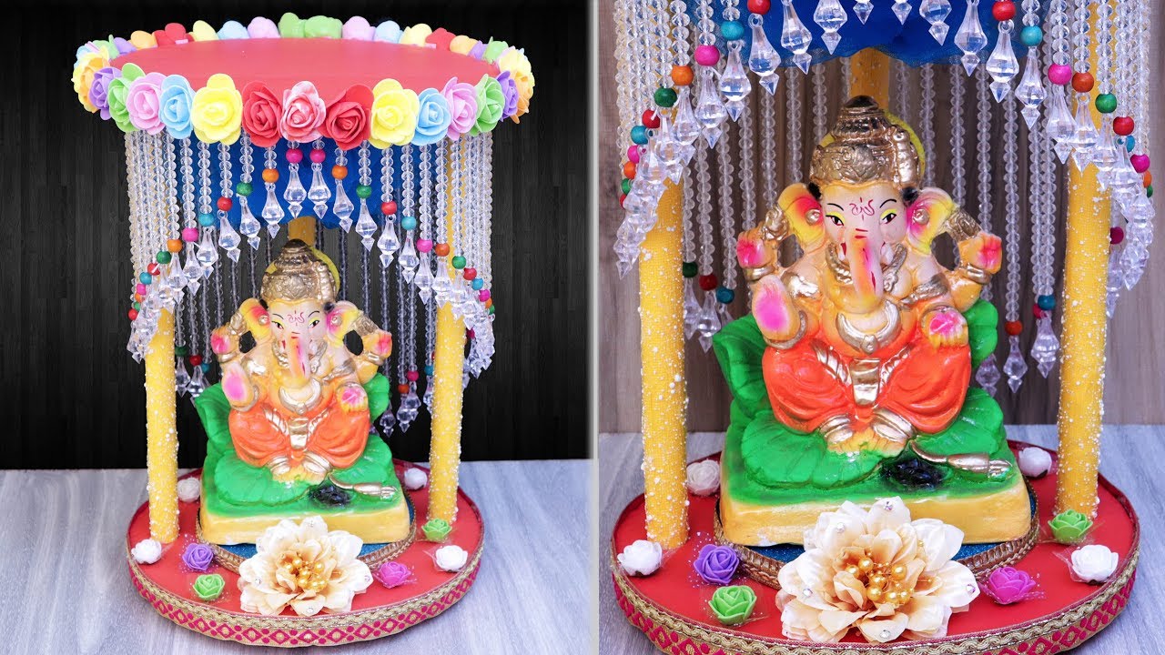 Amazing Ganpati Decoration Idea || Handmade Things || DIY Craft Idea