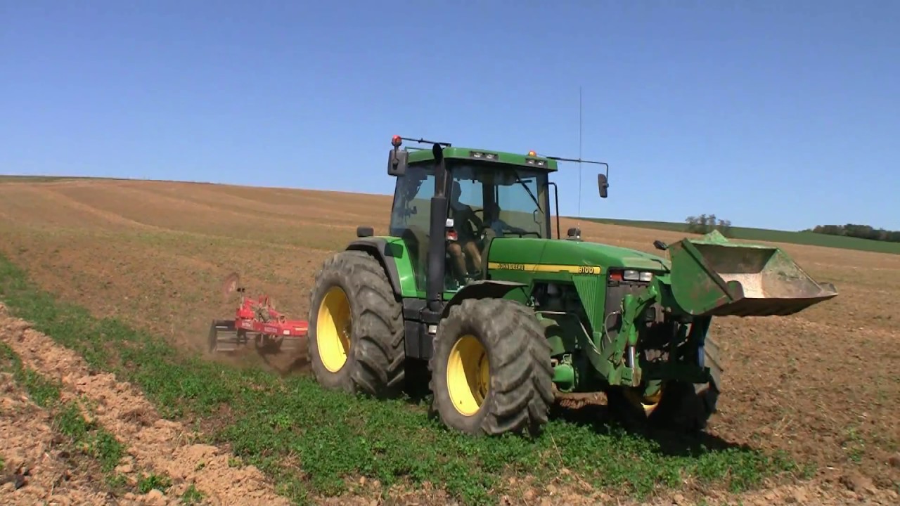 Tracteur John Deere 8100 & Maxiculteur Quivogne - Gaec des Marnes - Audeux 2009