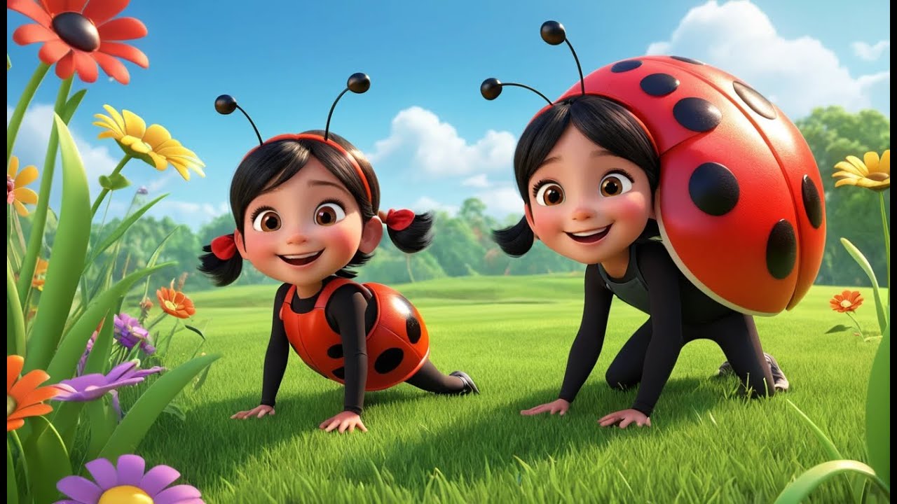 Itsy Bitsy Ladybug | Fun Insect Adventure Song for Kids | Learn with the Ladybug