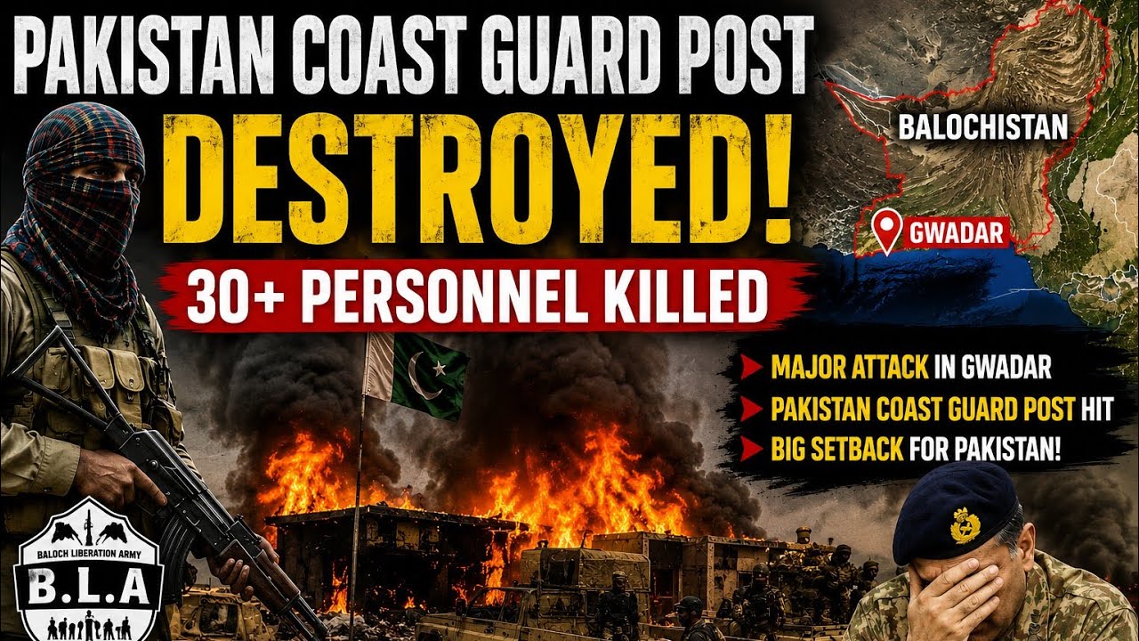 BLA Attack on Pakistan Coast Guard Post | Gwadar Attack Explained