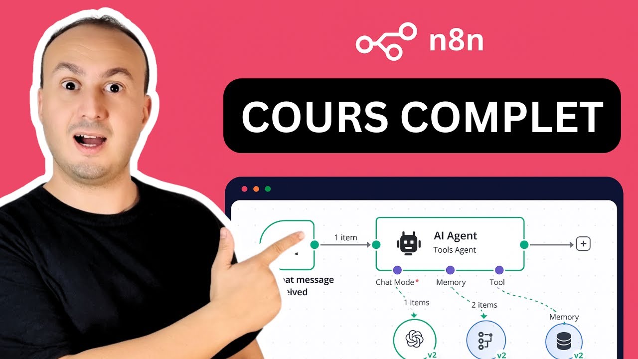 Le guide complet N8N + Agents IA : tout automatiser sans coder – Une TUERIE 🔥