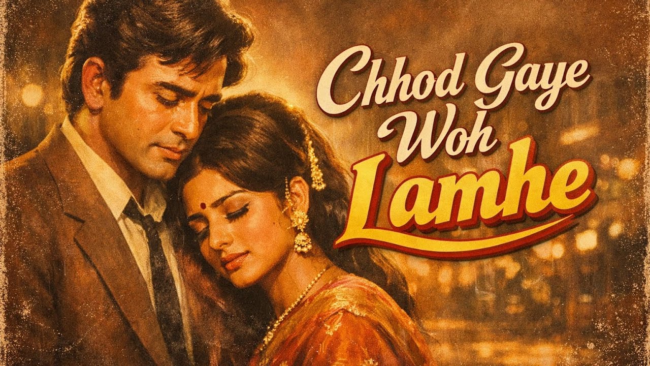 Chhod Gaye Woh Lamhe | 60s-70s Style Sad Song | Retro Bollywood Inspired Melody 🎙️