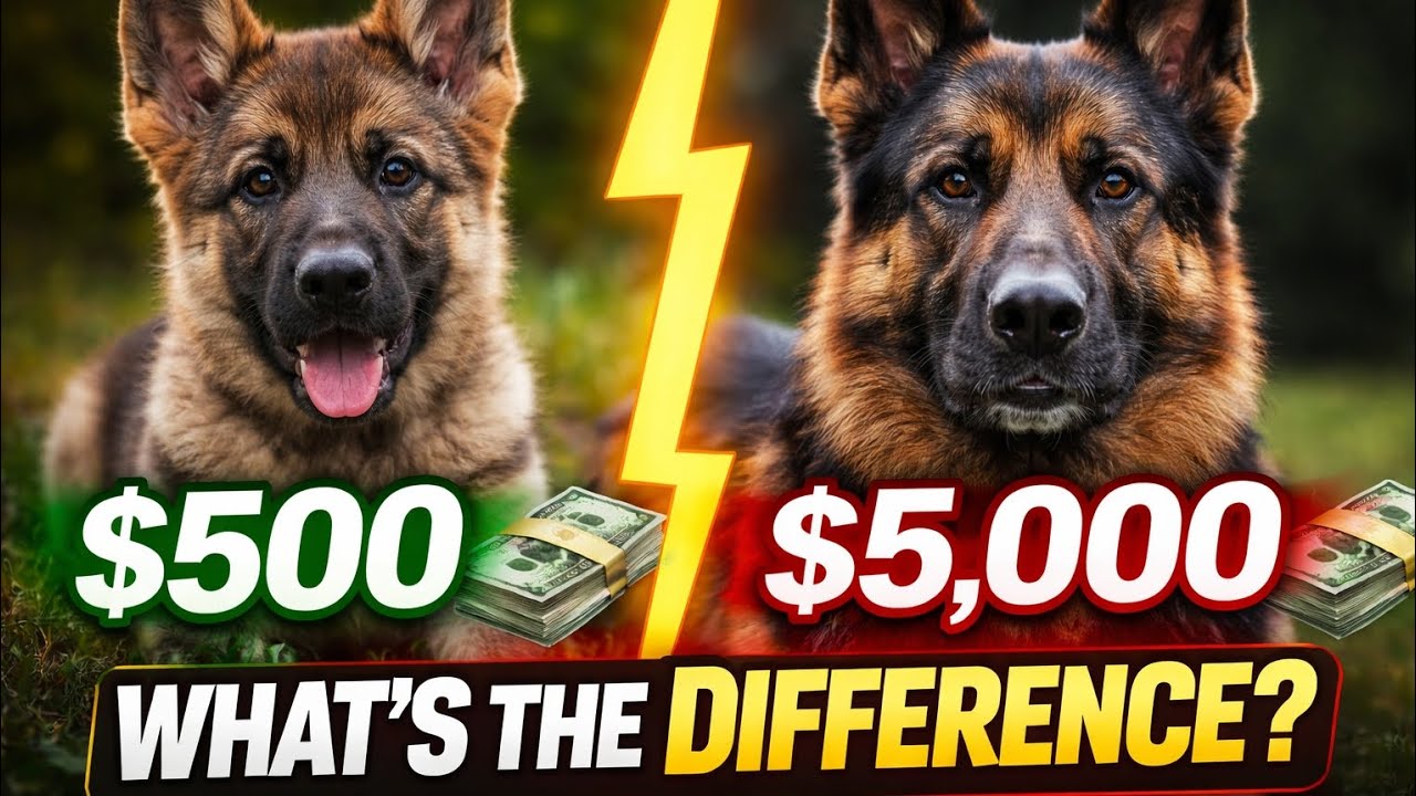 $500 vs $5,000 German Shepherd –    The Truth Breeders Won’t Tell You