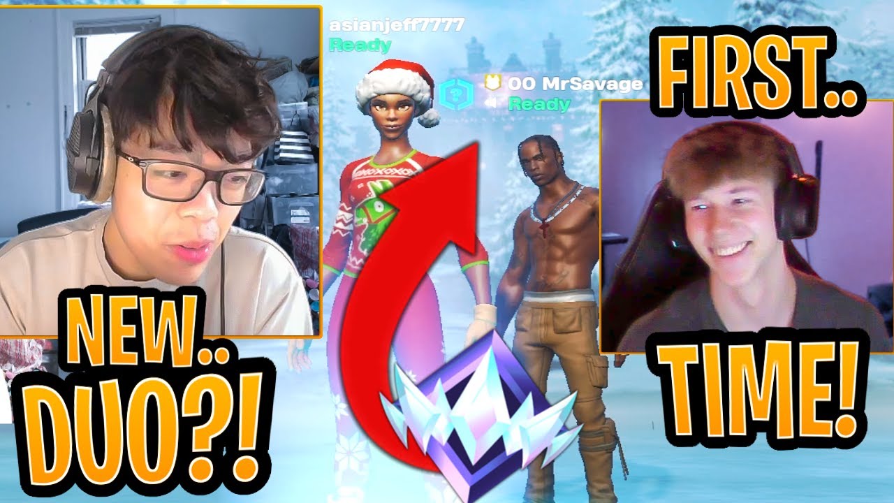 AsianJeff FIRST TIME EVER Playing With MrSavage in Unreal Ranked!