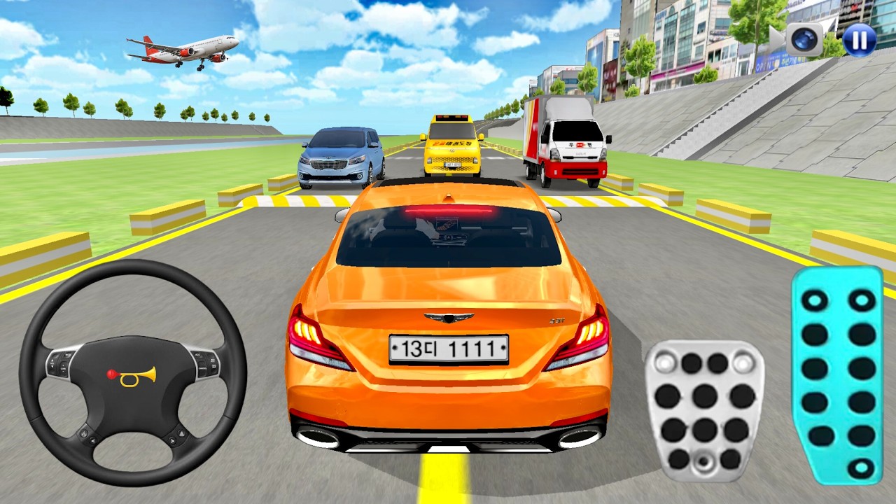 New Orange Mercedes Stuck At Parking-  3D Driving Class 2026- iOS Andriod Game Play
