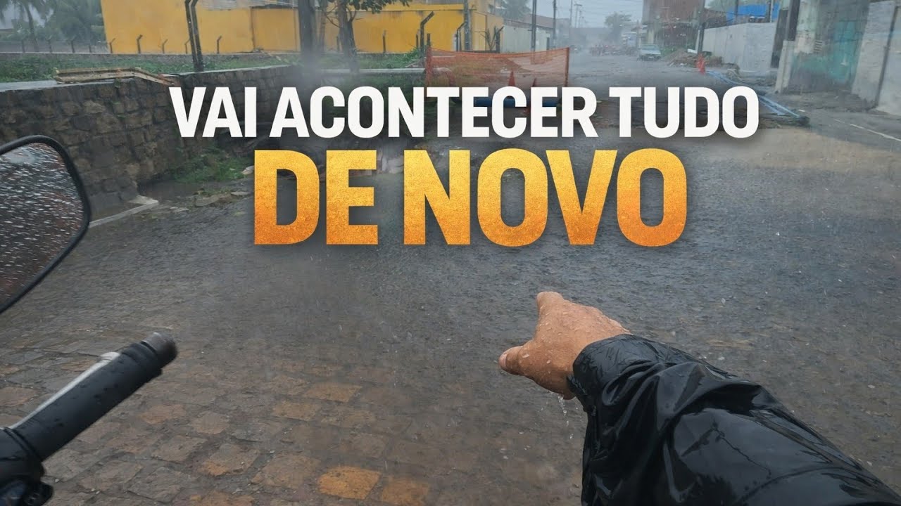 chuva em Natal-RN já tem lagoa quase cheia.