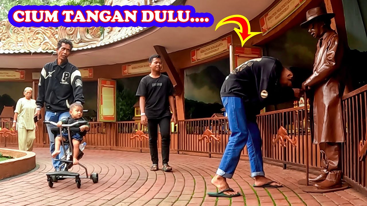 Statue Prank Indonesia Kocak Banget, LIVING STATUE PRANK, HUMAN STATUE PRANK