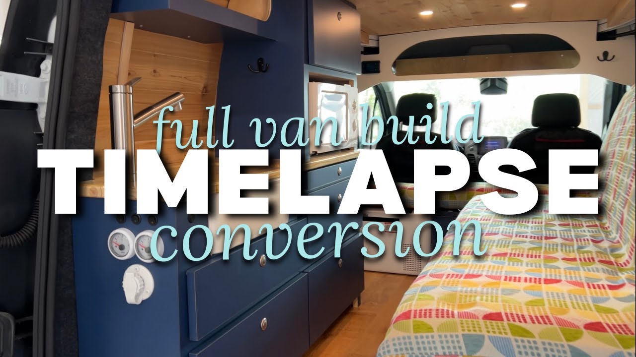 Time Lapse Transformation | Ford Transit Connect Camper Van Build