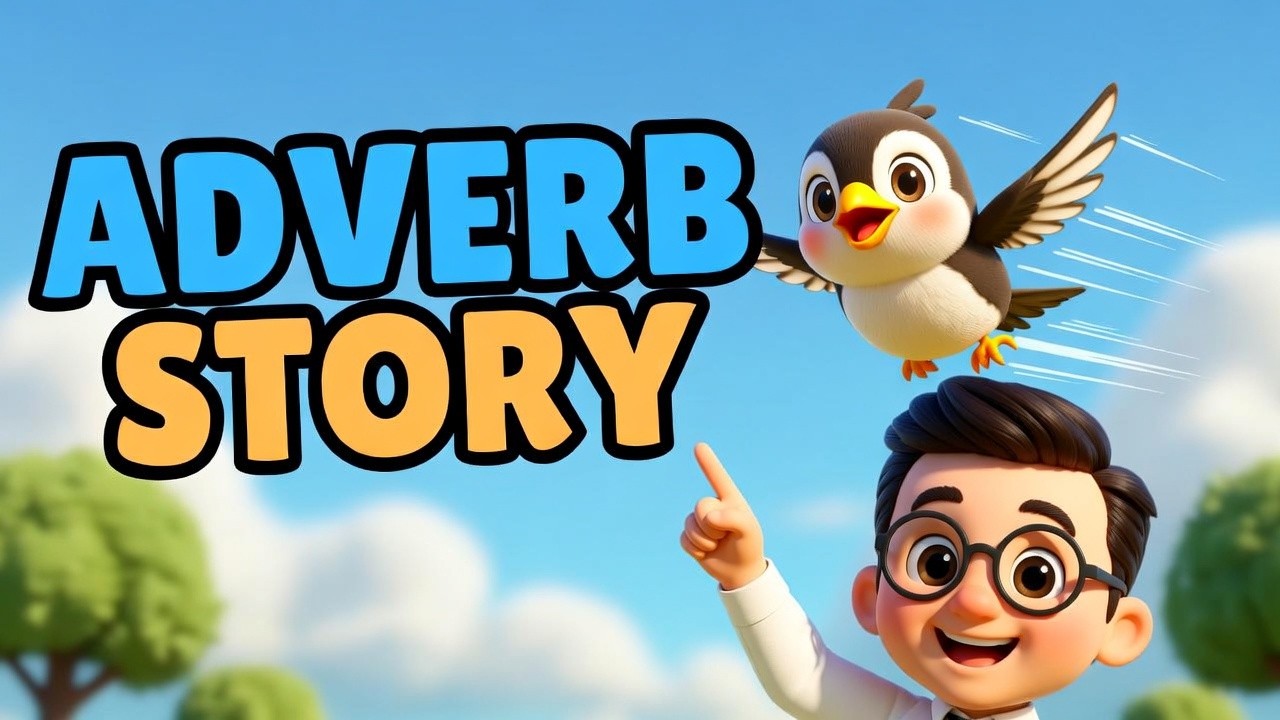 Adverb Story for Kids | What Is an Adverb? | English Grammar Lesson