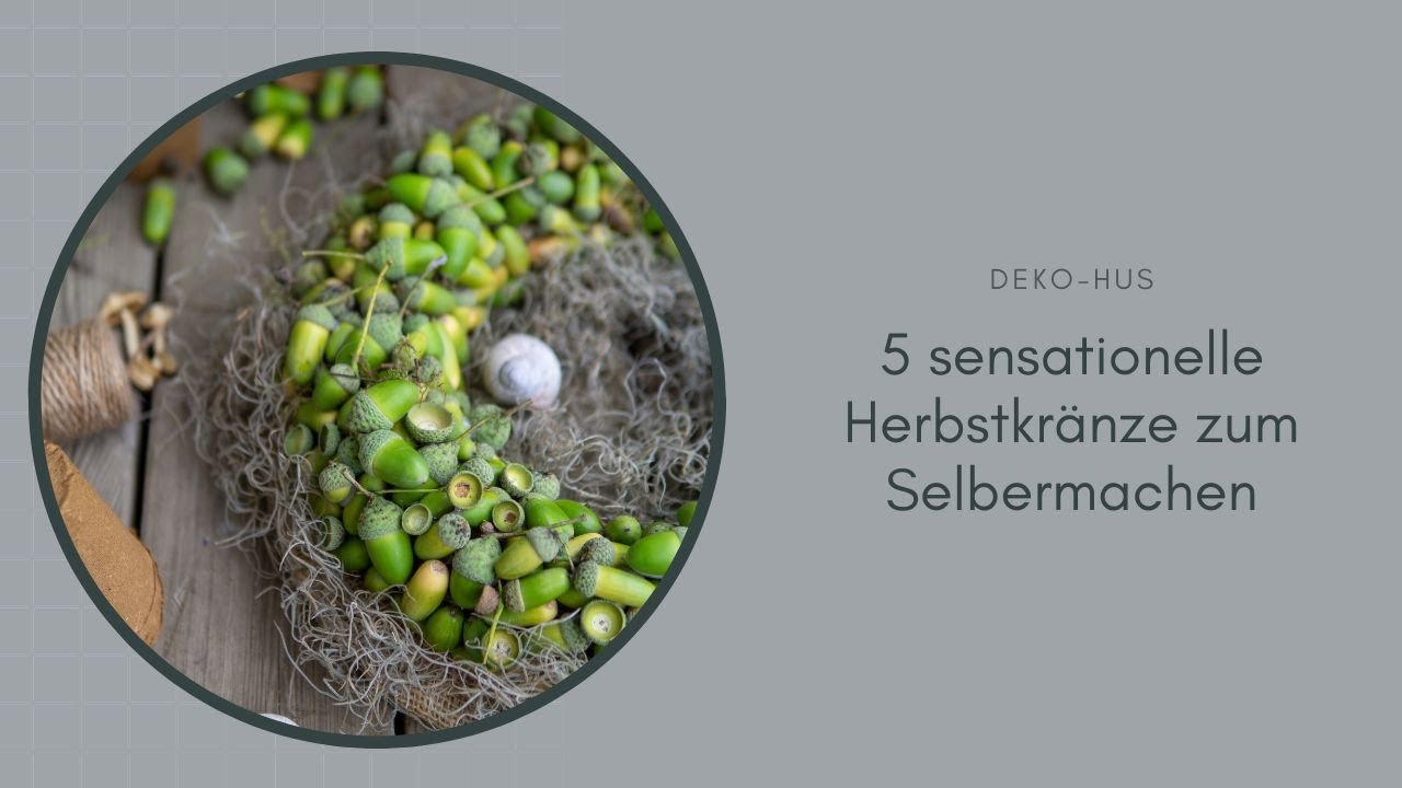 5 sensationelle Herbstkränze zum Selbermachen #kränze #herbstdeko
