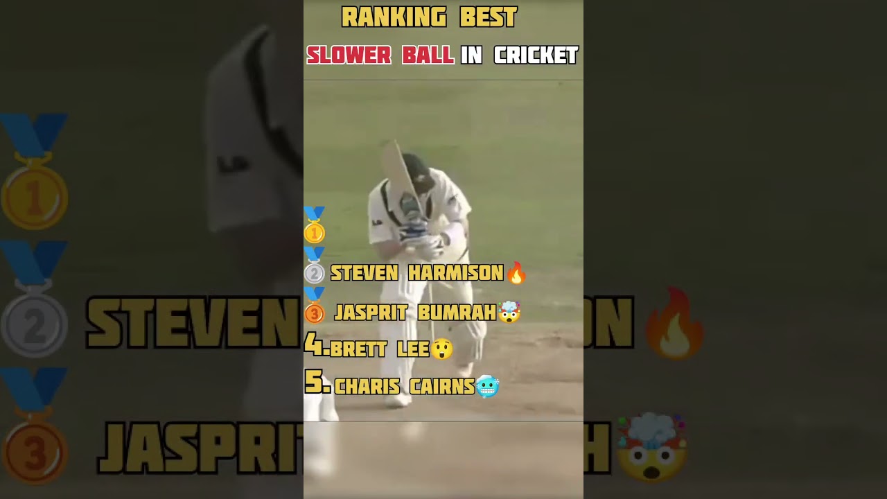 Ranking Best slower ball in cricket 