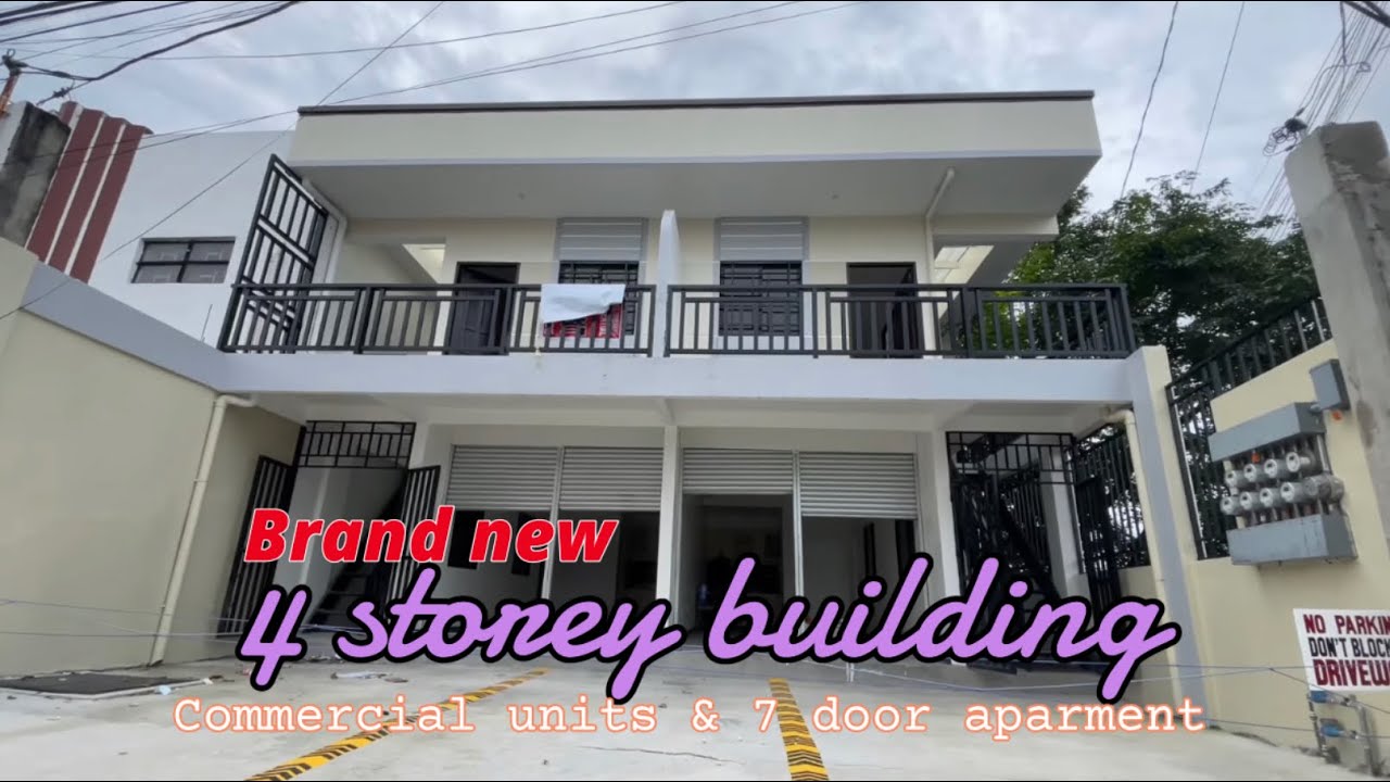 V228-23 • Brand New 4-Storey Commercial Building with 7 Door Apartments | Cavite, Philippines