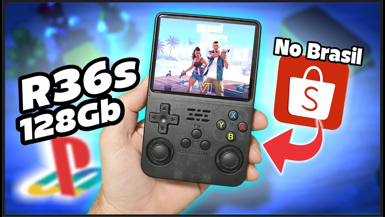 Comprei o PORTÁTIL R36S ORIGINAL de 128Gb da Shopee !