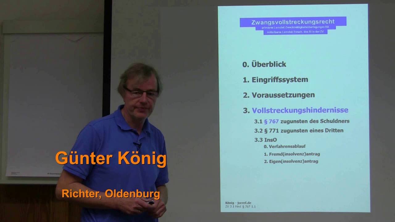 ZV 3.1 Vollstreckungsabwehrklage § 767 ZPO