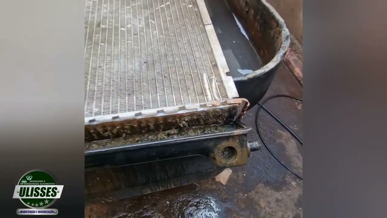 Limpeza radiador S10.