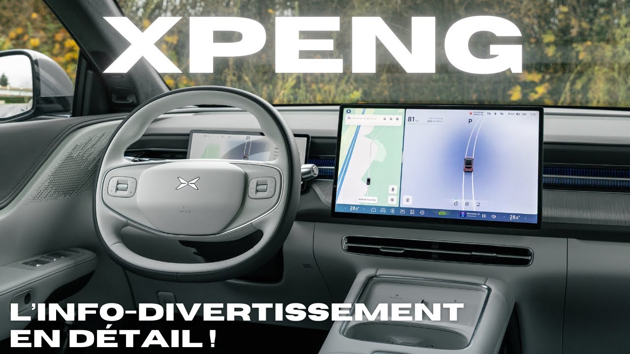 XPENG : tout savoir sur le système d'info-divertissement et ses écrans !
