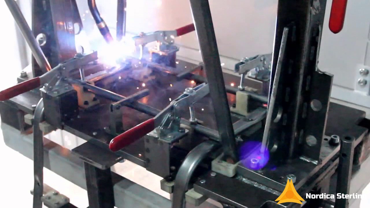 Robotic welding solution of chairs