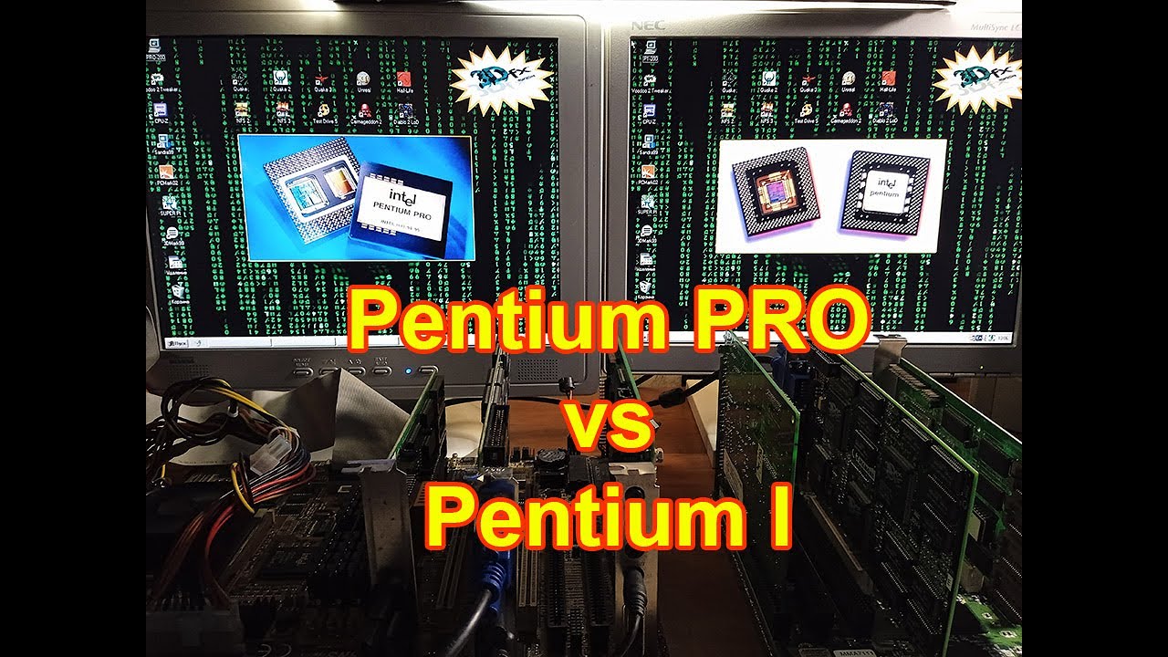 Pentium Pro 200 MHz (s8) vs P1 200 MHz (s7) / 3Dfx Voodoo 2