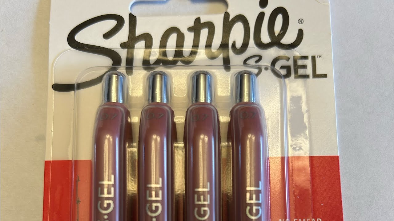 Episode 132:  New Sharpie SGel Barrel Color Bold Blush. 😊  #pens