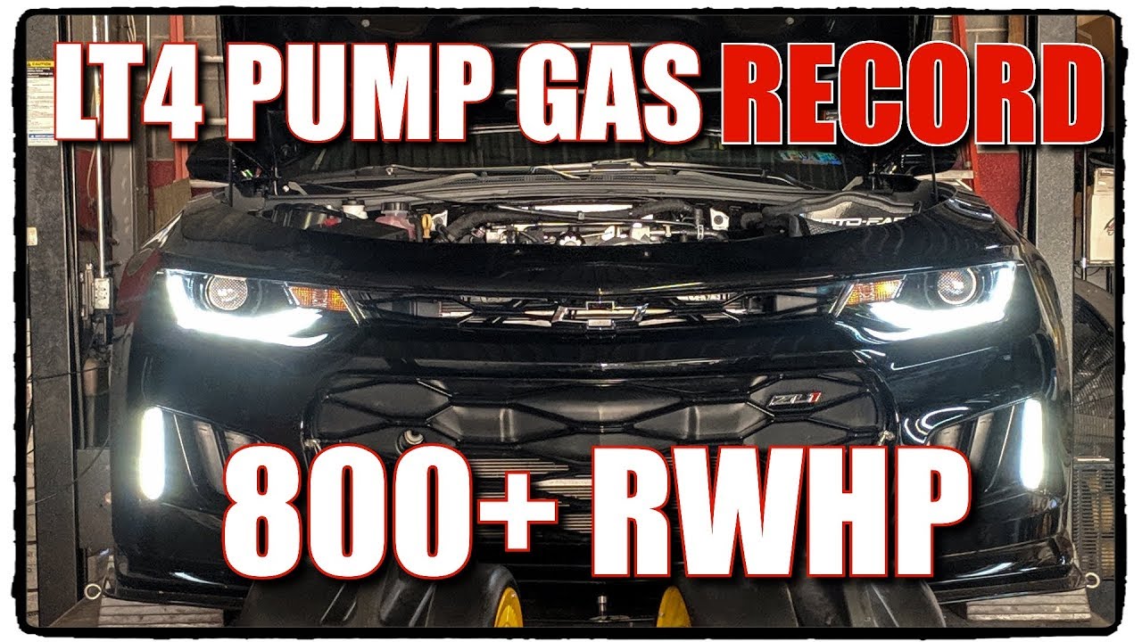 ZL1 LT4 BLOWER PUMP GAS RECORD