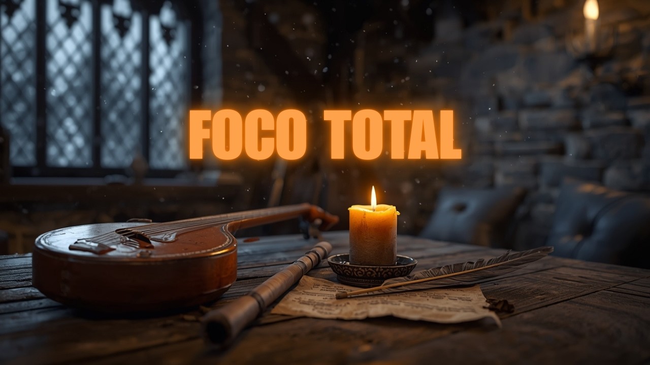 O Bardo Noturno: Ambiente Medieval para Concentração e Trabalho Profundo