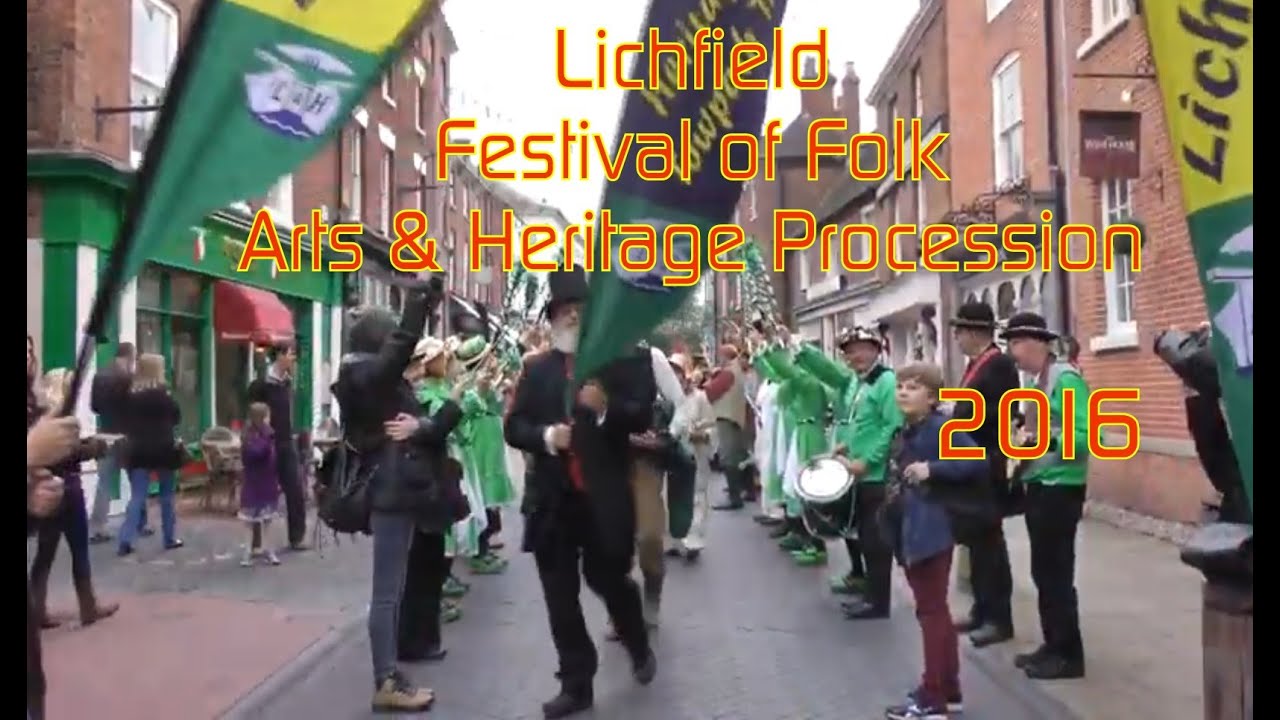 Lichfield Festival of Folk Procession 2016