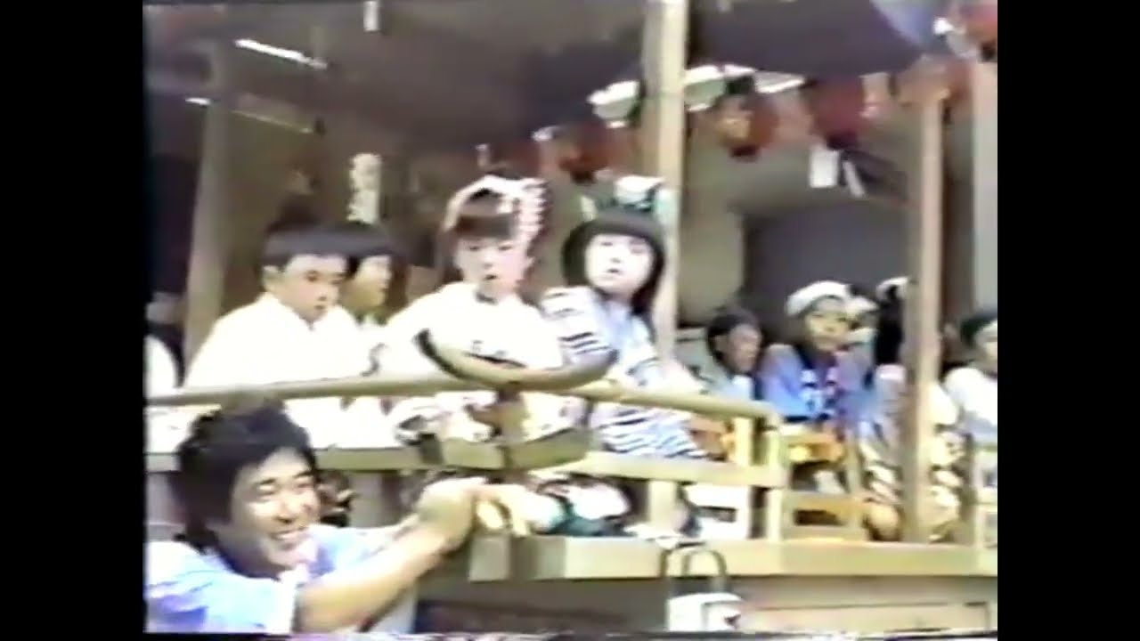 昭和58年度放生祭　出番区の駅通り巡行【山車・神楽・大太鼓・獅子】