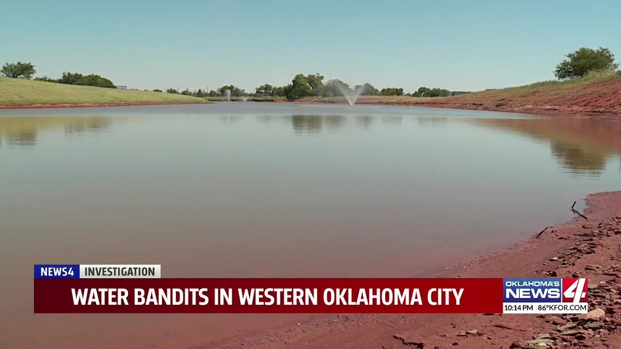 Did a bandit steal millions of gallons of city water to fill an Oklahoma City neighborhood pond?