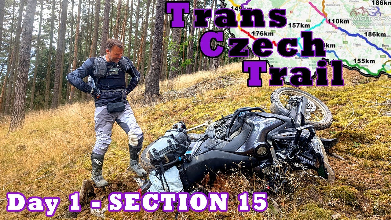 TCT - Trans Czech Trail Section 15 - Day 1 -Tenere 700 World Raid | Africa Twin
