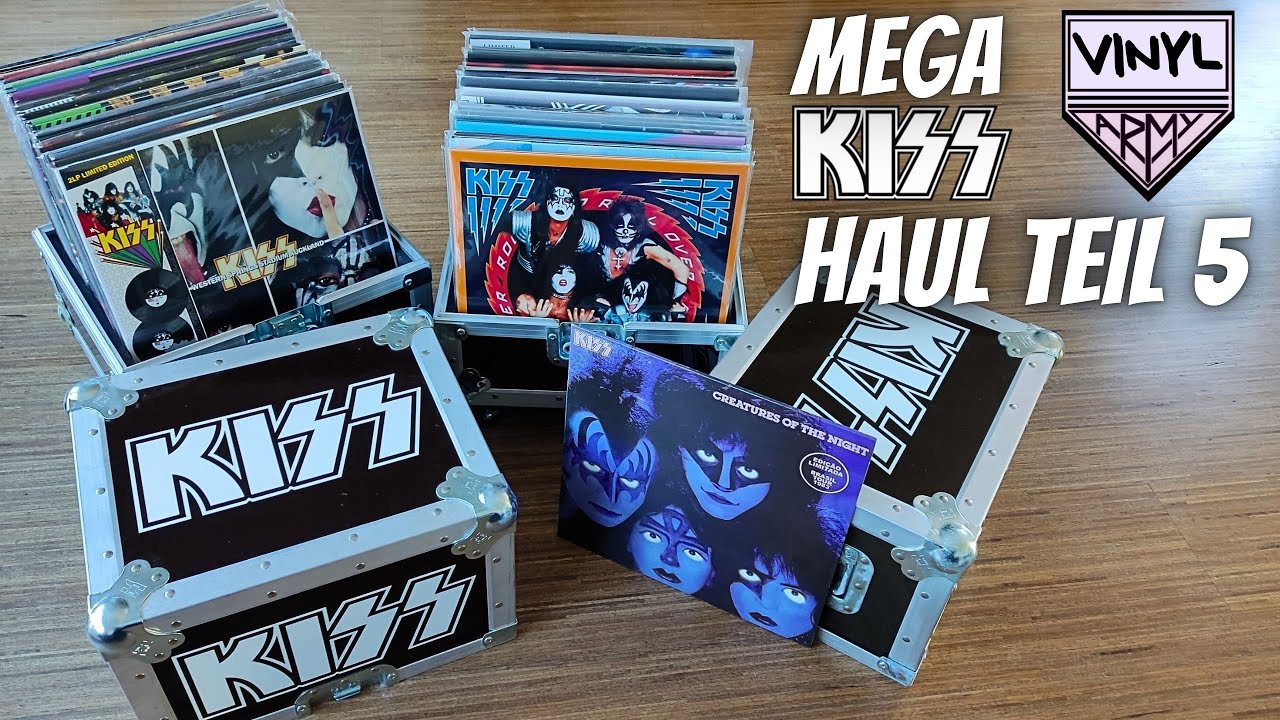 Riesen KISS Vinyl Haul Teil 5 | 2 KISSteria Boxen voll mit krassen Scheiben | Schallplatten Sammlung