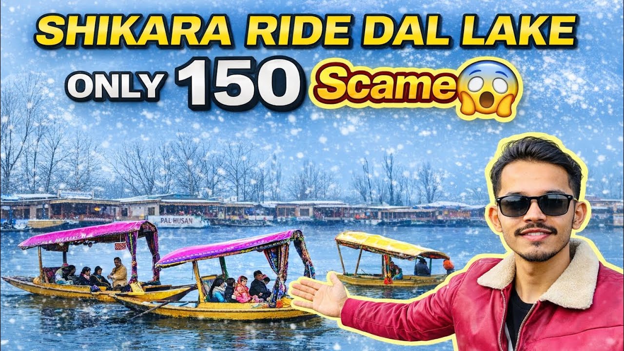 Dal Lake Shikara Ride Only 150? ❌ | Biggest Tourist Scam in Kashmir