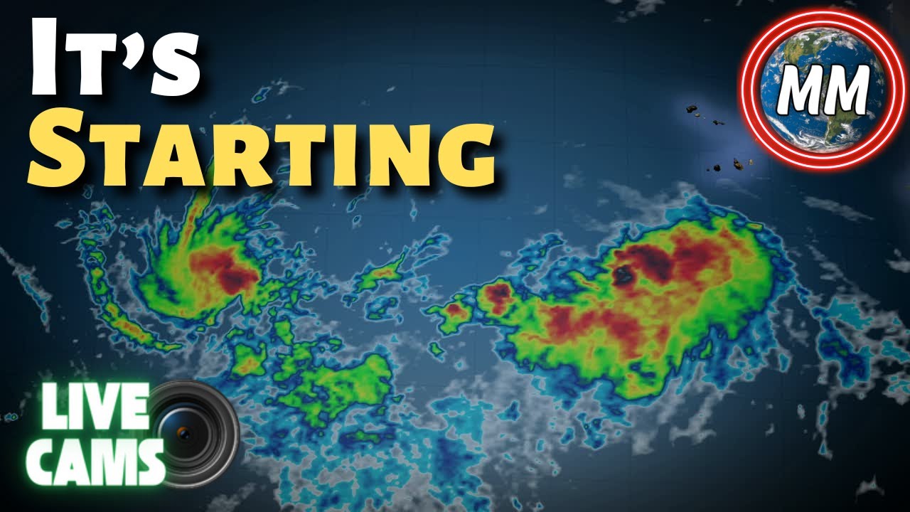 The Tropical Disturbances in the Atlantic Are Growing | Now With LIVE Cameras