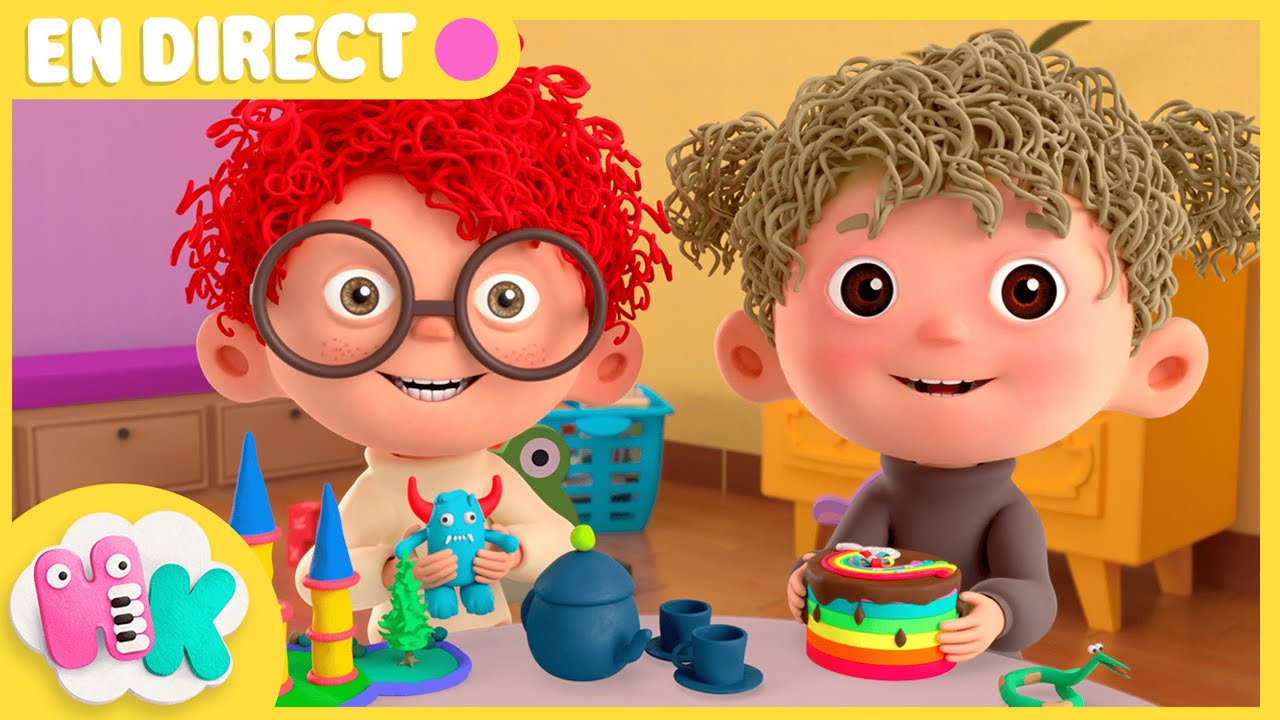 🎶 Les MEILLEURES Comptines pour les Enfants 🥳 Roues du Bus, Ram Sam Sam & plus | HeyKids en Français