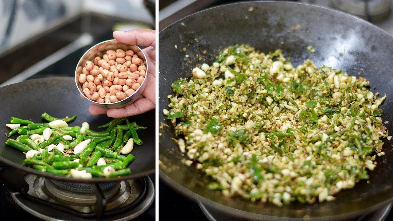 खरडा बनवताणा शेंगदाण्याची ही पद्धत नक्की ट्राय करा | Thecha Recipe | Kharda Recipe