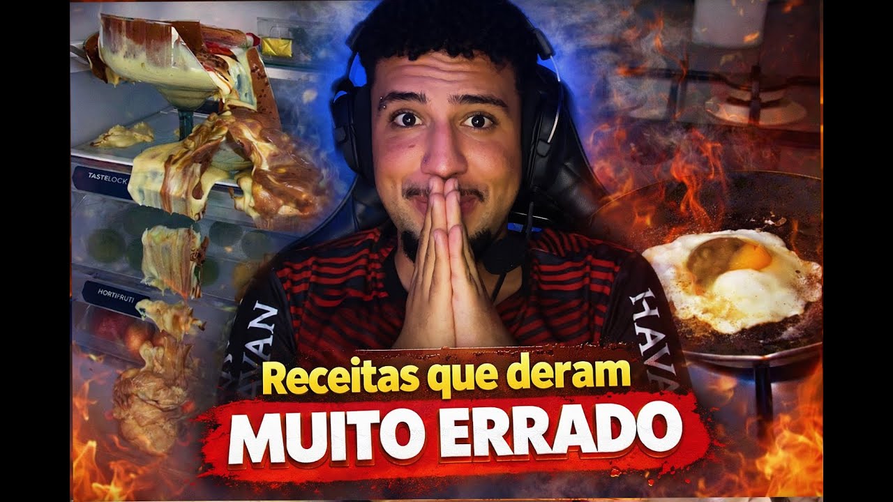 RECEITAS QUE DERAM MUITO ERRADO !!