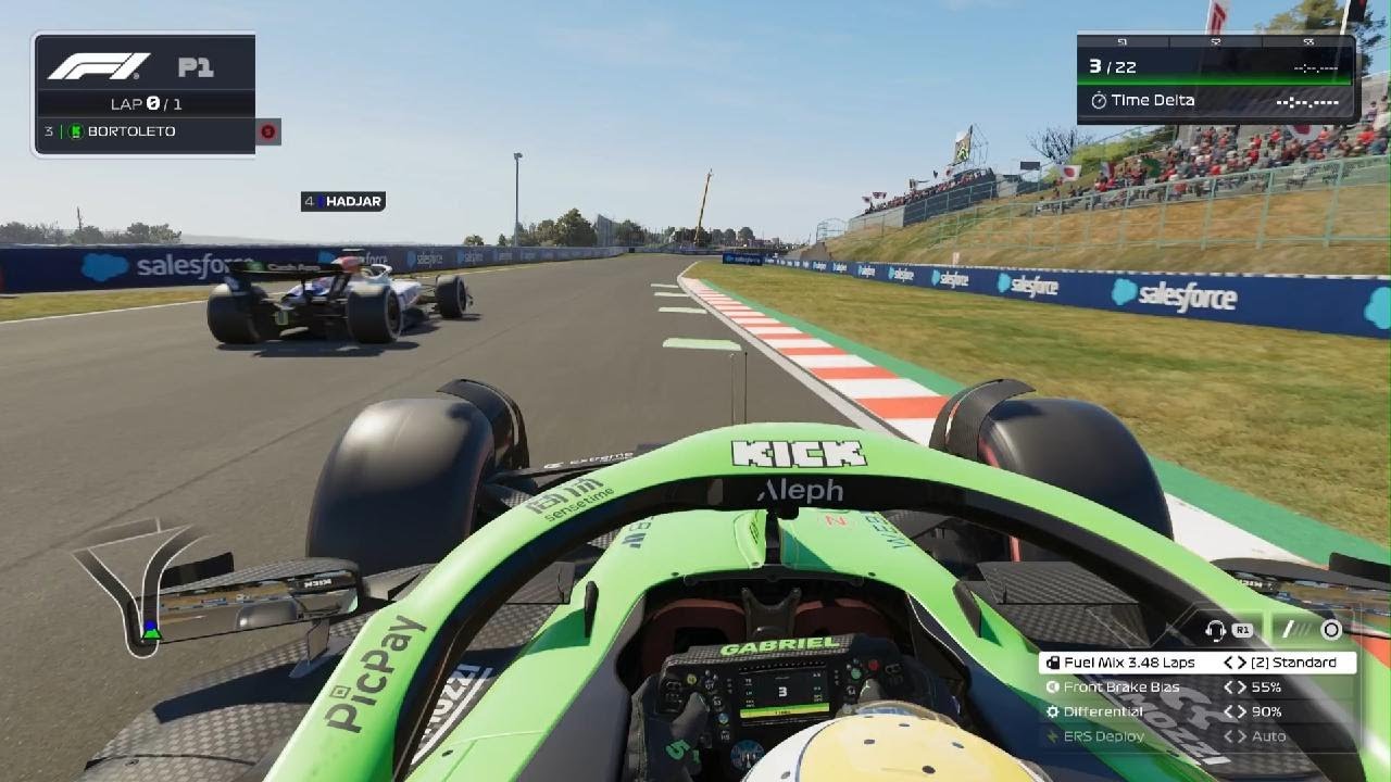F1 25 Gabriel Bortoleto Career Mode Practice Japan Grand Prix