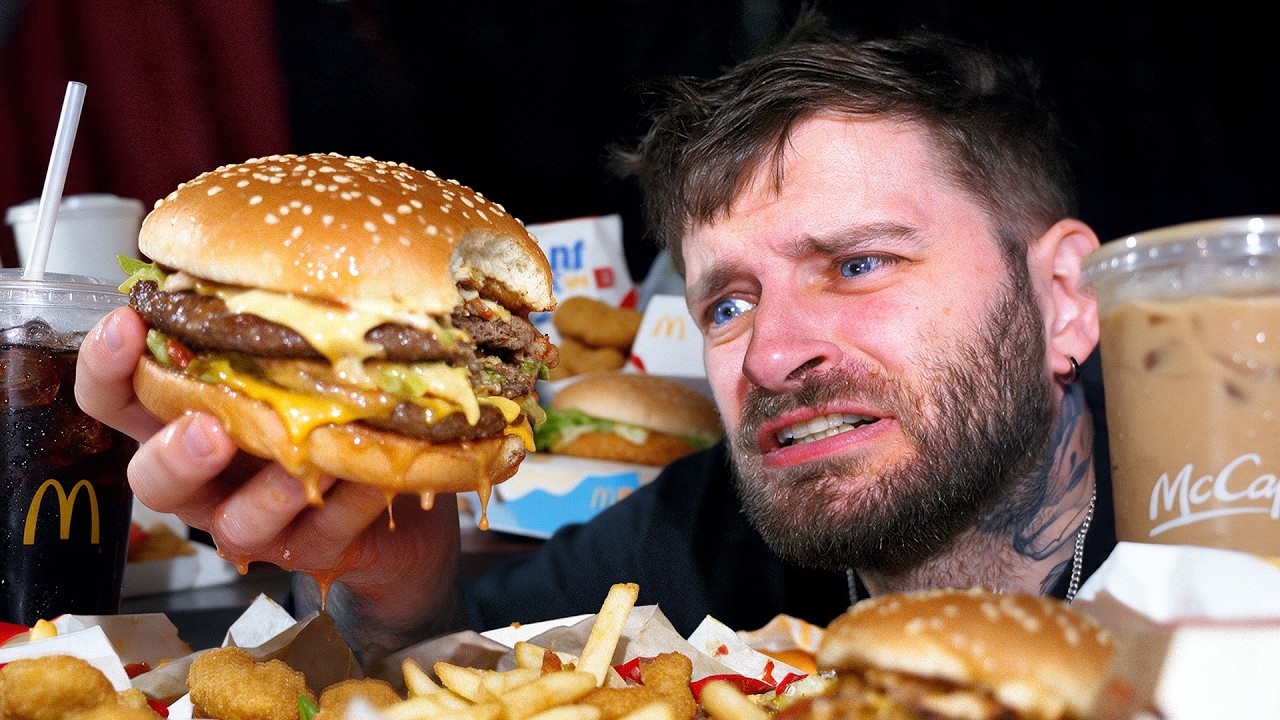 Я пожалел, что съел всё меню McDonald's