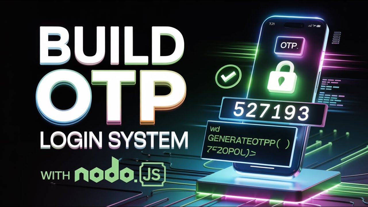 Build a Secure Email OTP Login System with Node.js | Complete Tutorial 2025
